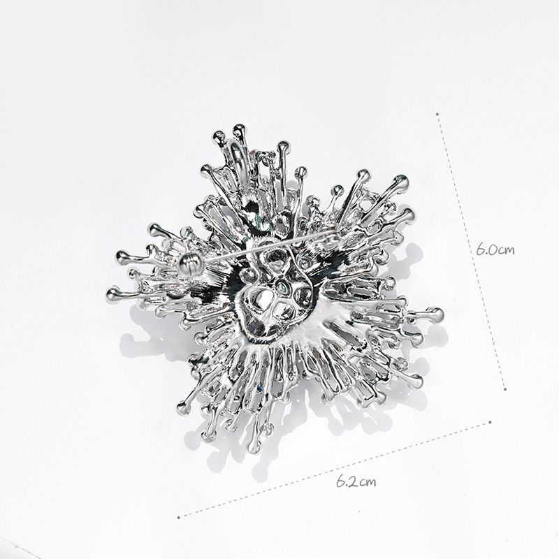 Swarovski Yaka İğnesi - Kolye (Altın Kaplama) - X0103 Görseli